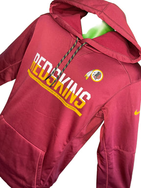 NFL Washington Redskins (Commanders)  Red Athletic Hoodie Men's Small