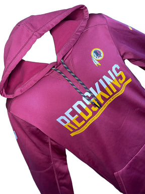 NFL Washington Redskins (Commanders)  Red Athletic Hoodie Men's Small