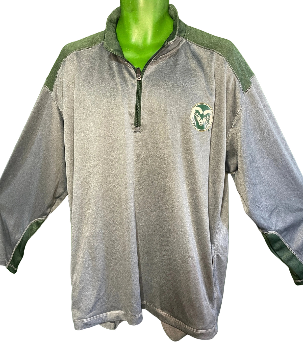NCAA Colorado State Rams Champion 1/4 Zip Pullover Top Men's 2X-Large