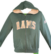 NCAA Colorado State Rams Full Zip Hoodie Jacket Men's Small