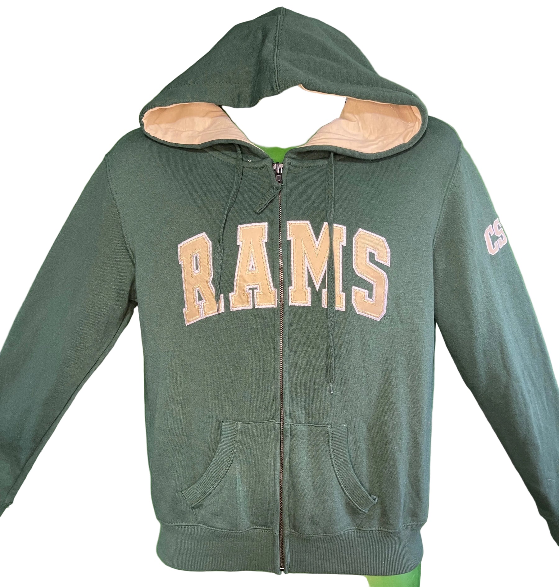 NCAA Colorado State Rams Full Zip Hoodie Jacket Men's Small