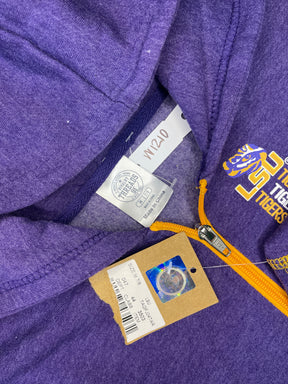 Louisiana State LSU Tigers Full Zip Hoodie Jacket Youth Small 7-8 NWT