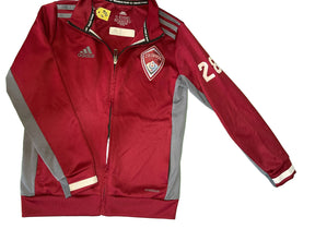 MLS Colorado Rapids Adidas Track Jacket Full Zip Youth Medium 9-10Y 140