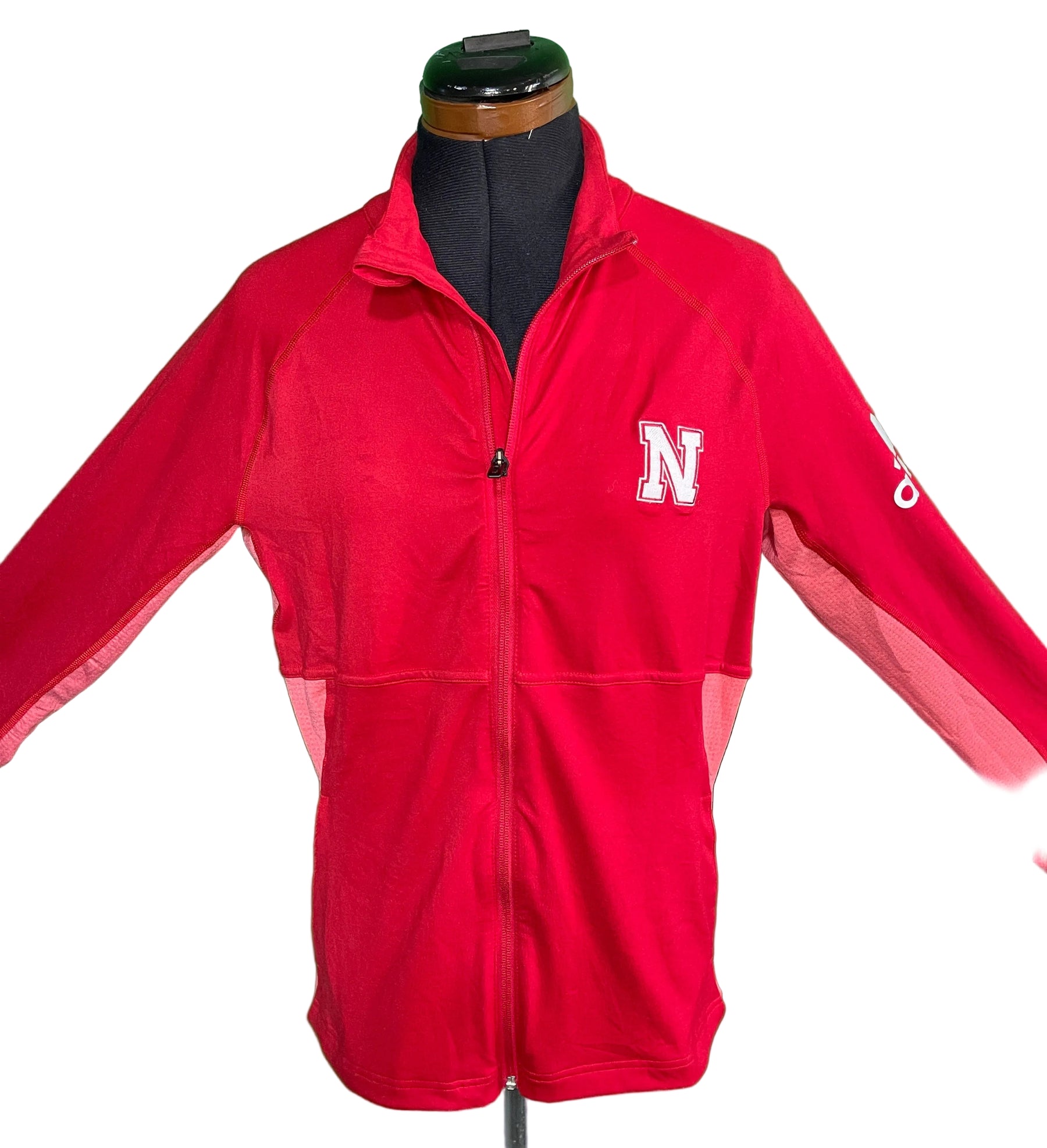 NCAA University of Nebraska Cornhuskers Adidas Full Zip Jacket Women's Medium