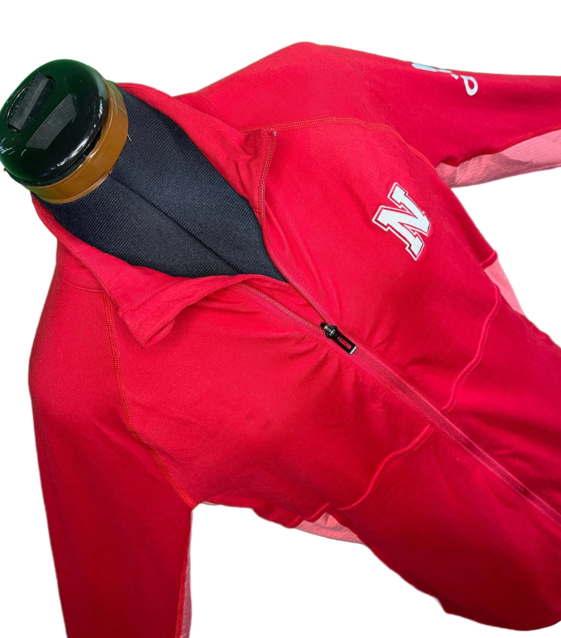 NCAA University of Nebraska Cornhuskers Adidas Full Zip Jacket Women's Medium