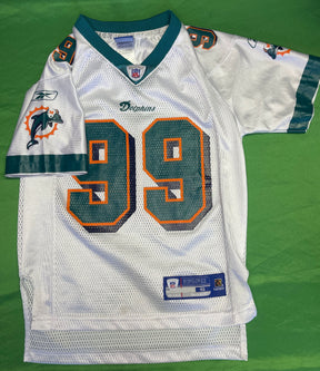 NFL Miami Dolphins Zach Taylor #99 White Jersey Youth Small 6-8