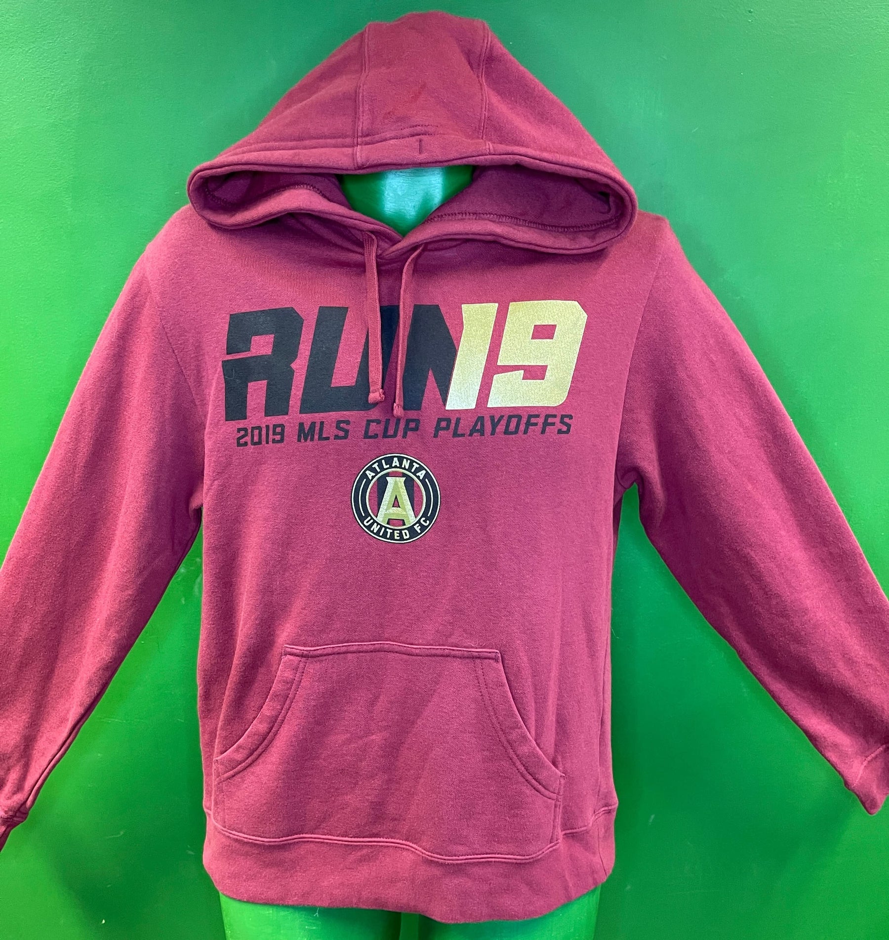 MLS Atlanta United FC Cup Playoffs 2019 Fanatics Pullover Hoodie Men's Small