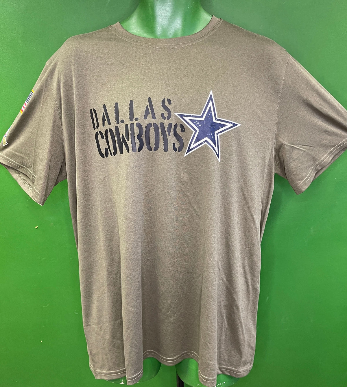 NFL Dallas Cowboys Dri-Fit Salute to Service T-Shirt Men's X-Large NWT