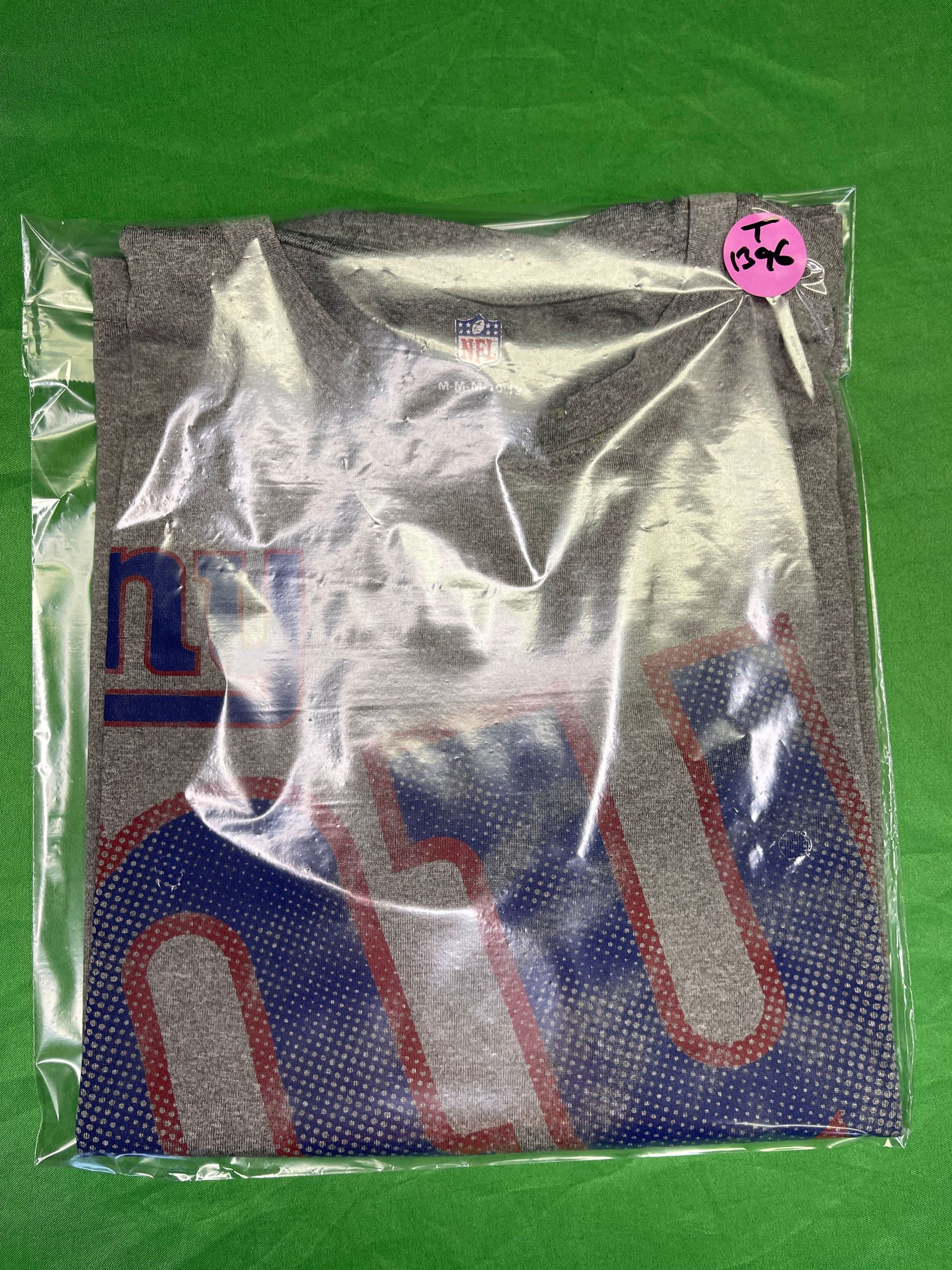 NFL New York Giants Heathered Grey T-Shirt Youth Medium 10-12