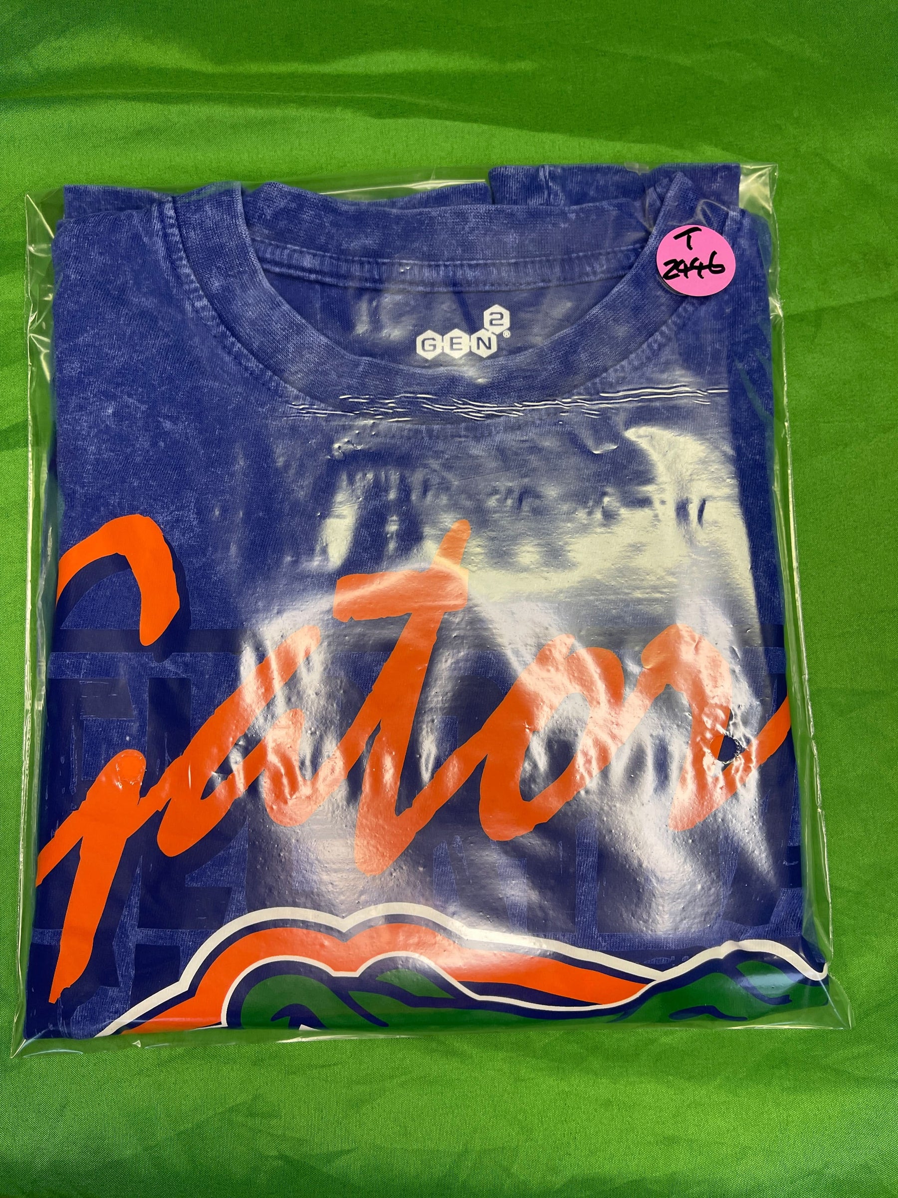 NCAA Florida Gators Gen2 Tie-Dye Blue T-Shirt Youth Small 8 NWT