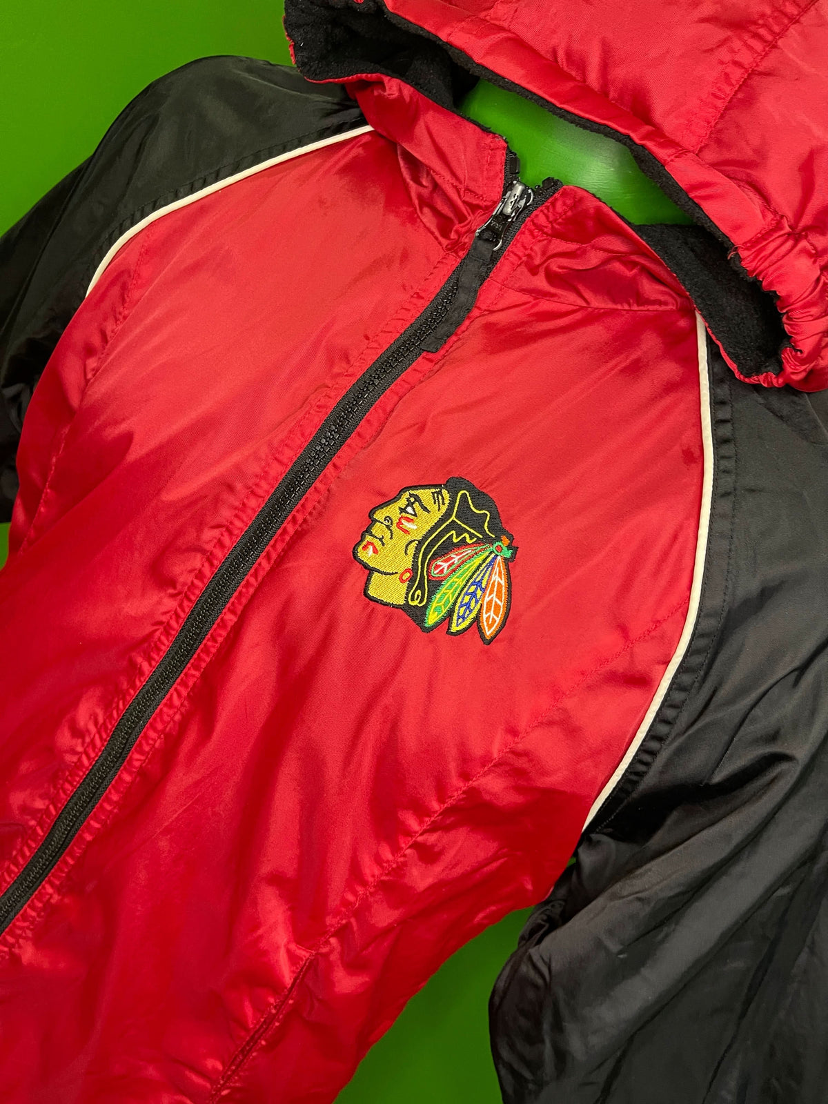 NHL Chicago Blackhawks Heavy Warm Coat/Jacket Youth Medium 10-12