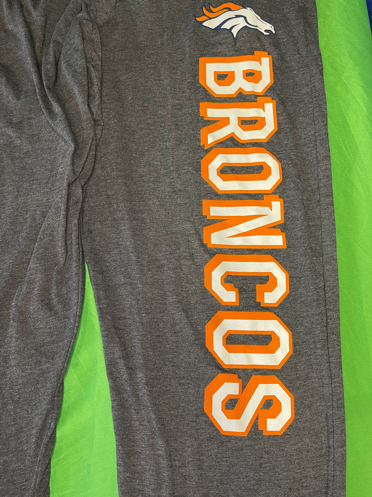 NFL Denver Broncos Charcoal Grey Pyjama/Lounge Bottoms Men's Large