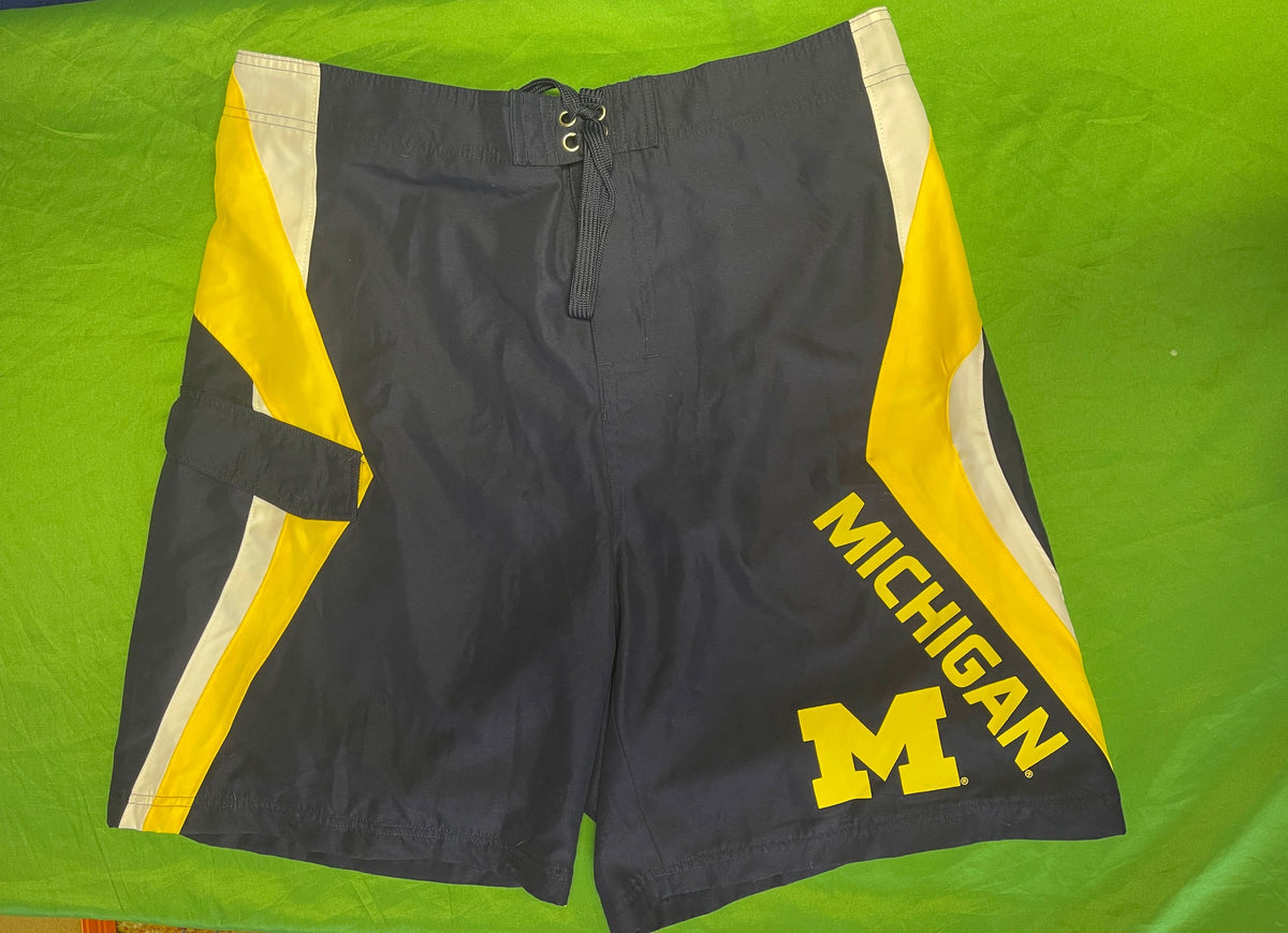 NCAA Michigan Wolverines Colourblock Swimming Shorts/Trunks Men's X-Large