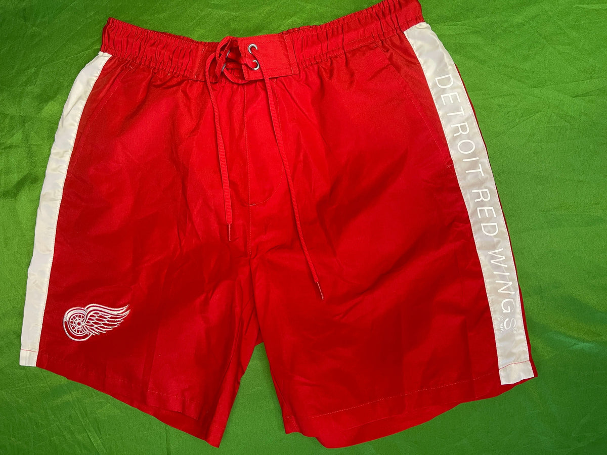 NHL Detroit Red Wings GIII Red Swimming Shorts/Trunks Men's Small