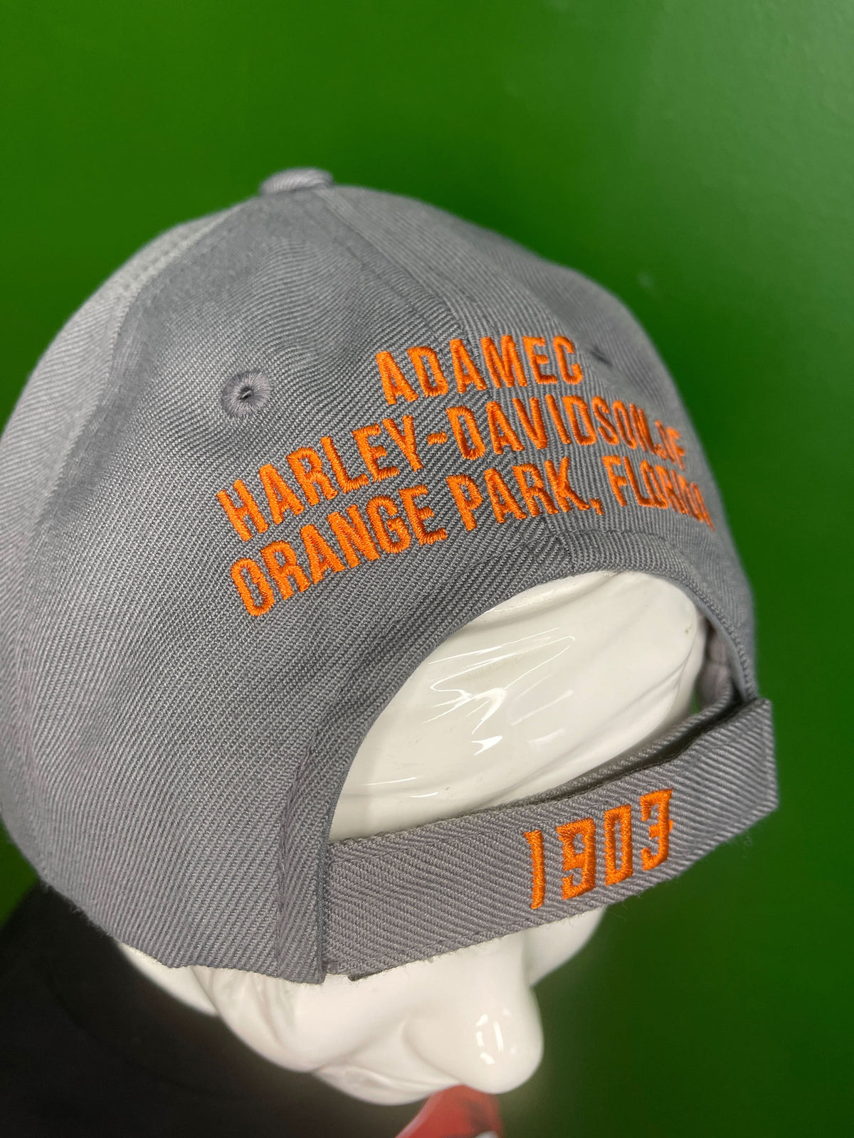 Harley Davidson Orange Park Florida Grey Hat/Cap Men's OSFM