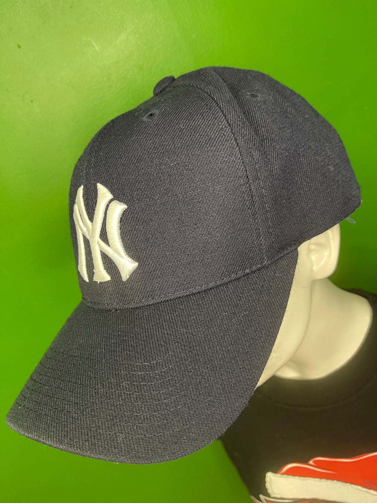 MLB New York Yankees Navy Acrylic/Wool Snapback Hat/Cap OSFM NWOT