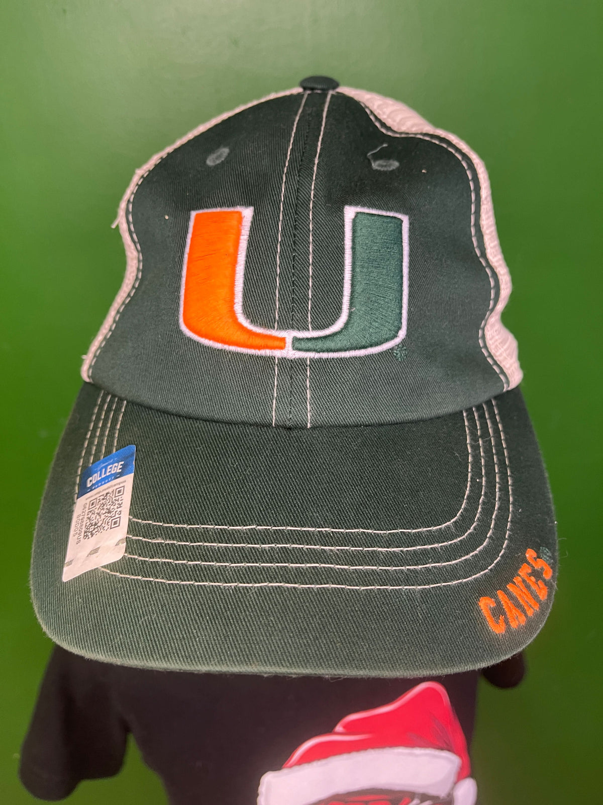 NCAA Miami Hurricanes Mesh Snapback Hat/Cap OSFM