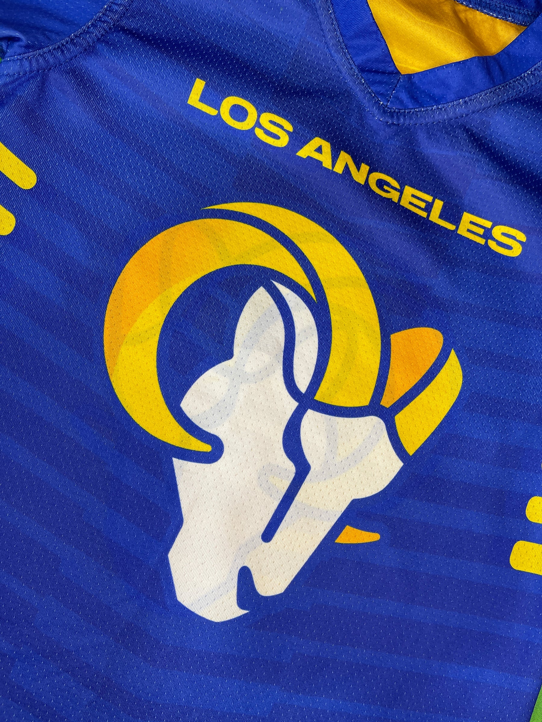 NFL Los Angeles Rams Reversible Flag Football Jersey Youth Small