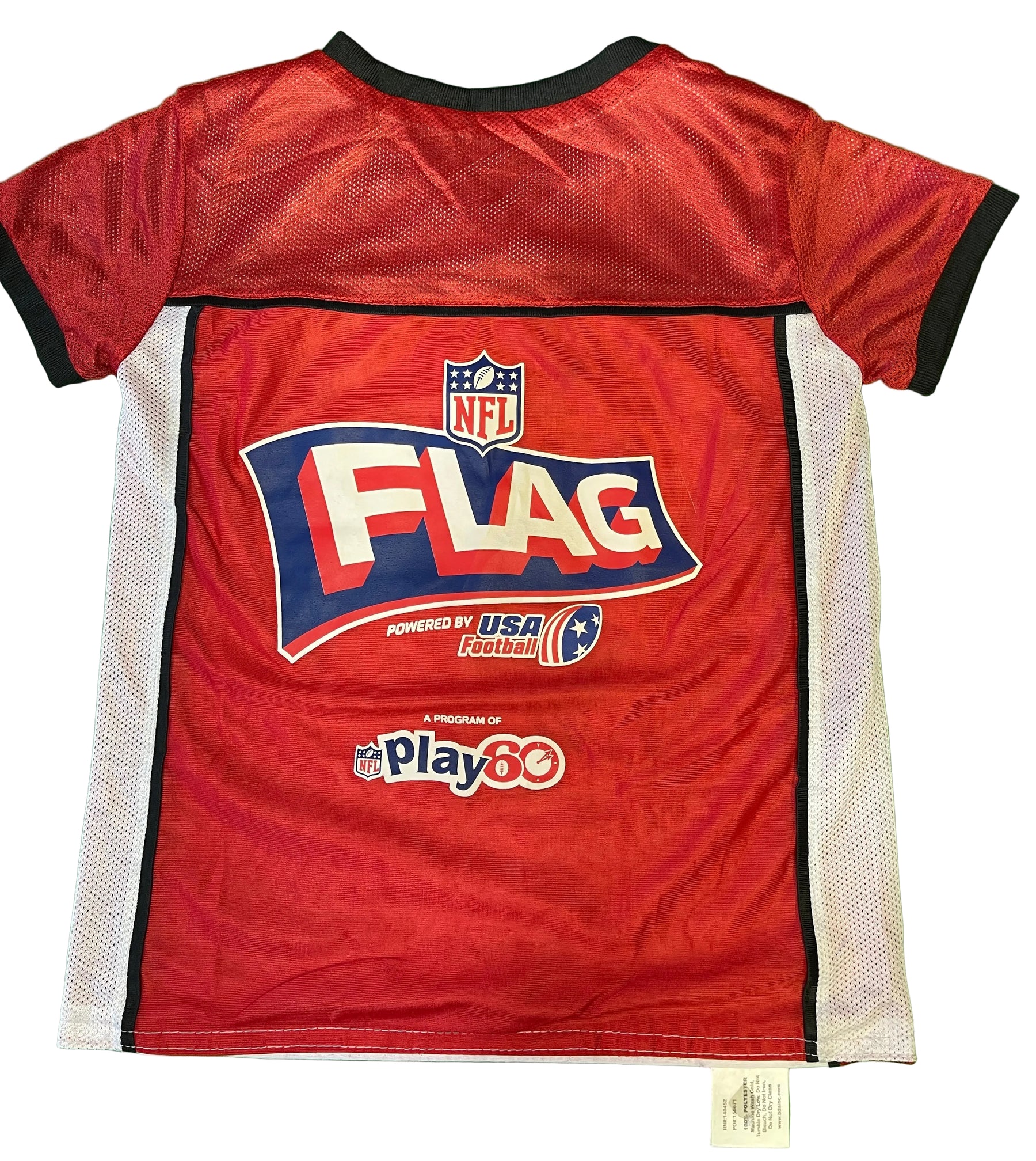 NFL Tampa Bay Buccaneers Reversible Flag Football Jersey Youth Small