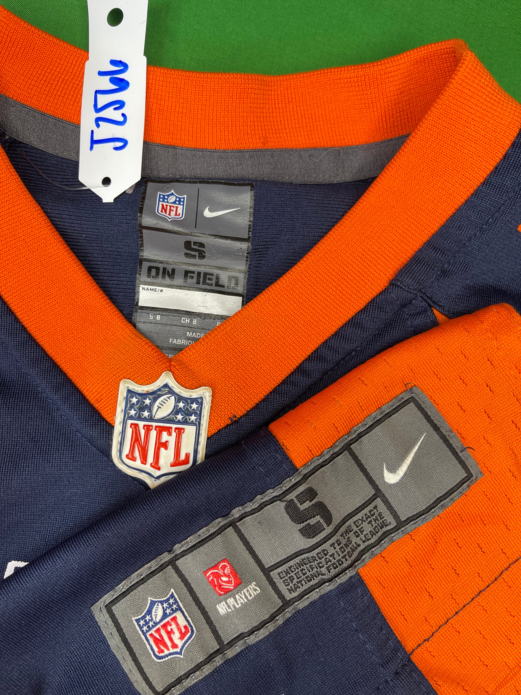 NFL Denver Broncos Peyton Manning #18 On Field Jersey Youth Small