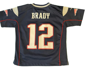 NFL New England Patriots Tom Brady #12 Game Jersey Youth X-Small 4