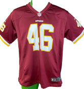 NFL Washington Commanders (Redskins) Morris #46 Game Jersey Youth Large 14-16
