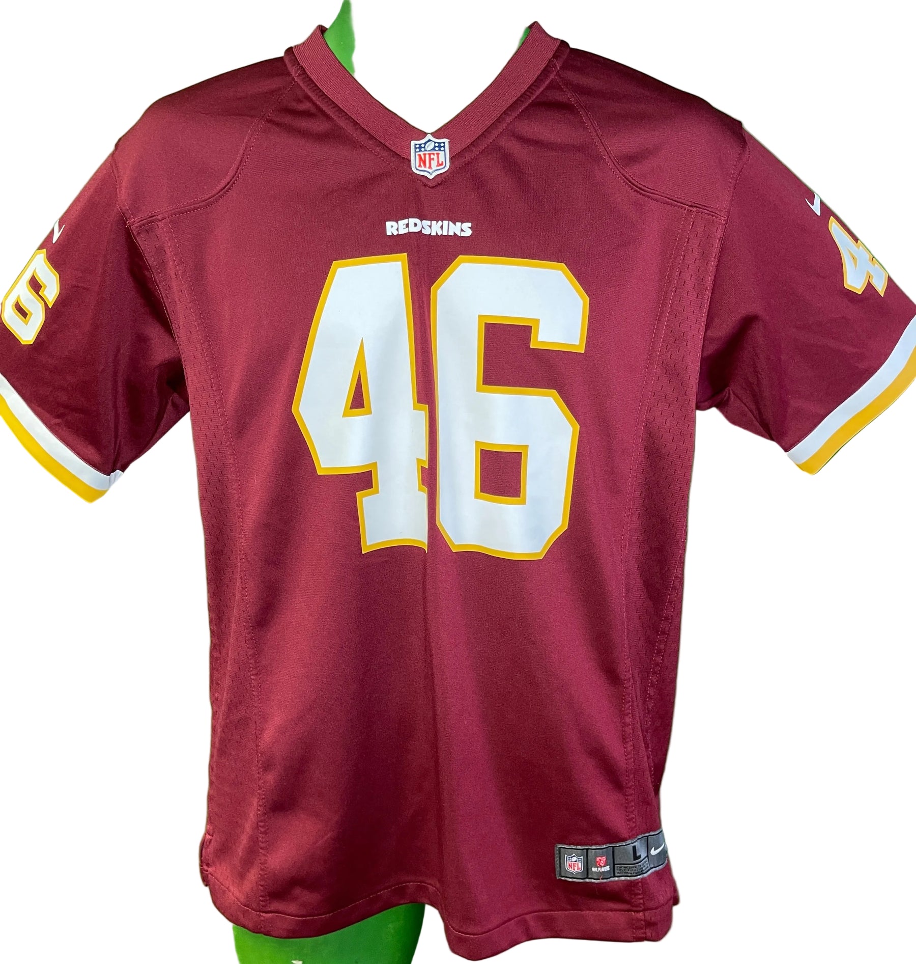 NFL Washington Commanders (Redskins) Morris #46 Game Jersey Youth Large 14-16