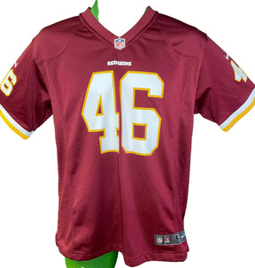 NFL Washington Commanders (Redskins) Morris #46 Game Jersey Youth Large 14-16