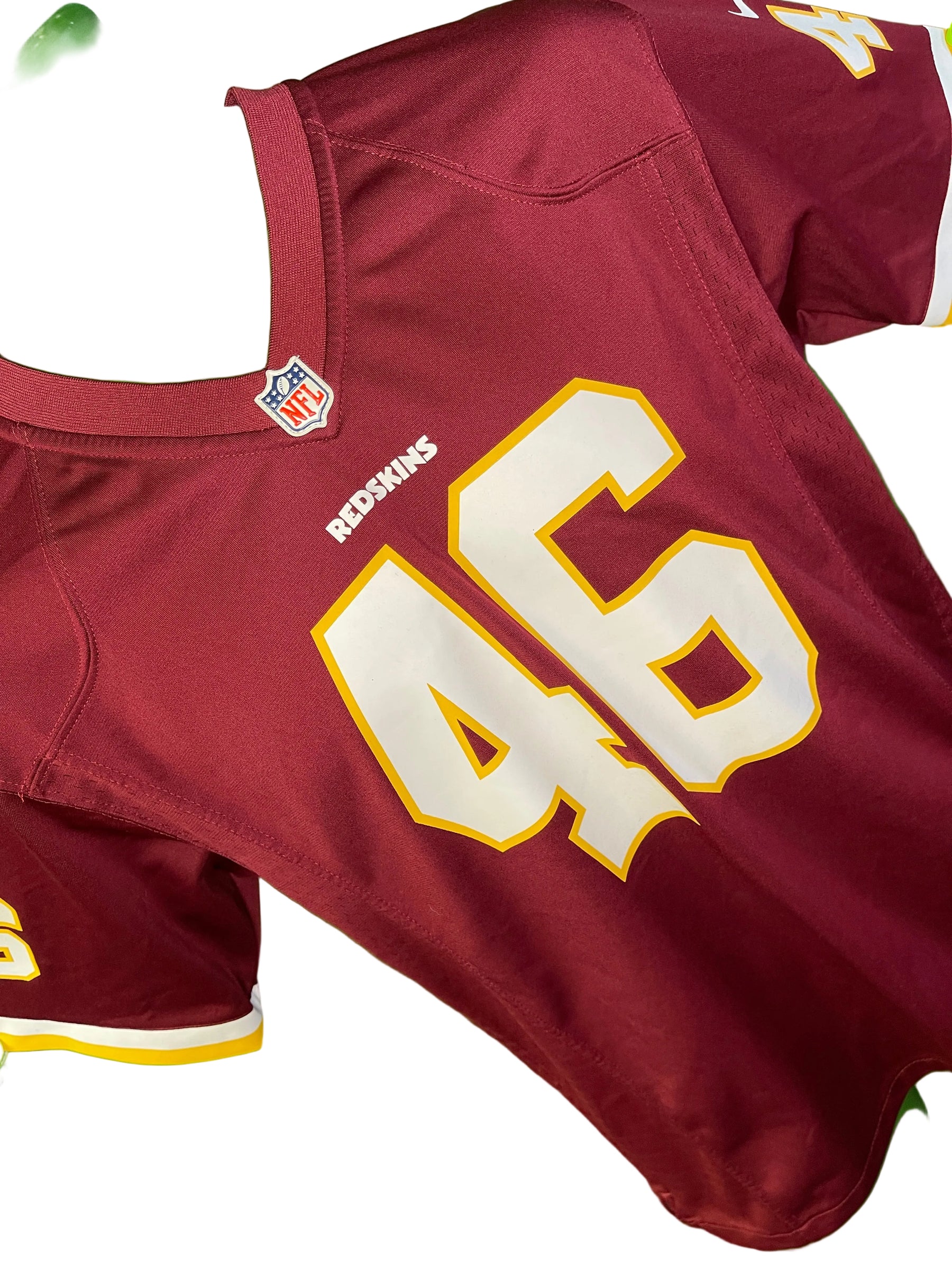 NFL Washington Commanders (Redskins) Morris #46 Game Jersey Youth Large 14-16