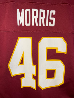 NFL Washington Commanders (Redskins) Morris #46 Game Jersey Youth Large 14-16