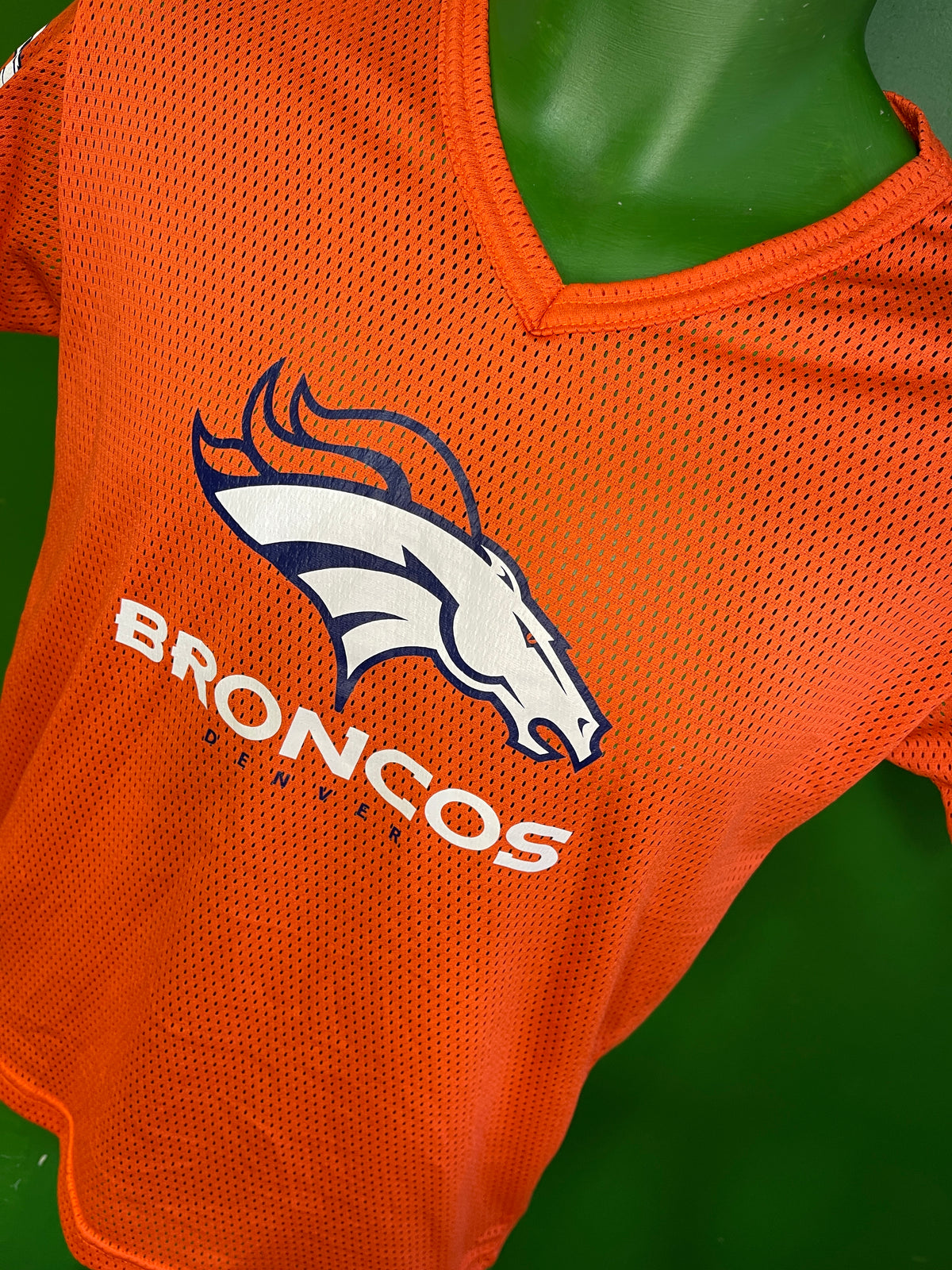 NFL Denver Broncos Franklin Mesh Jersey Top Youth Medium 10-12
