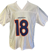 NFL Denver Broncos Peyton Manning #18 White Jersey Adult Medium