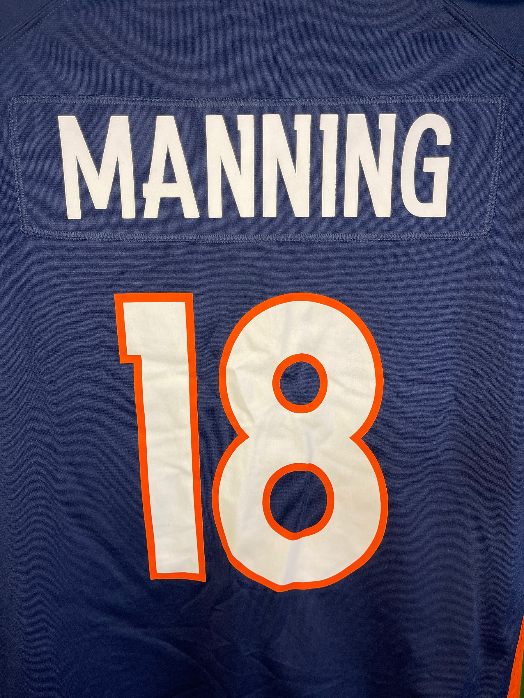 NFL Denver Broncos Peyton Manning #18 On Field Jersey Adult Medium