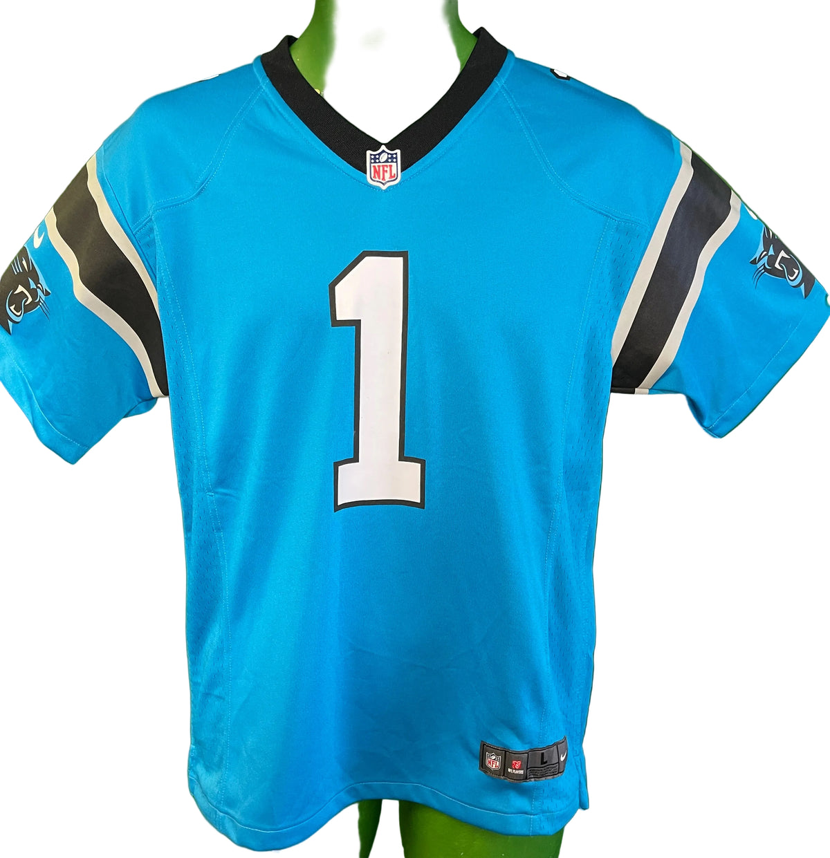 NFL Carolina Panthers Cam Newton #1 Game Jersey Youth Large 14-16