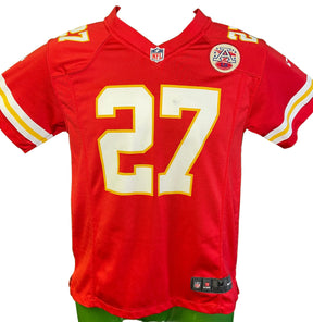 NFL Kansas City Chiefs Kareem Hunt #27 Game Jersey Youth Medium 10-12