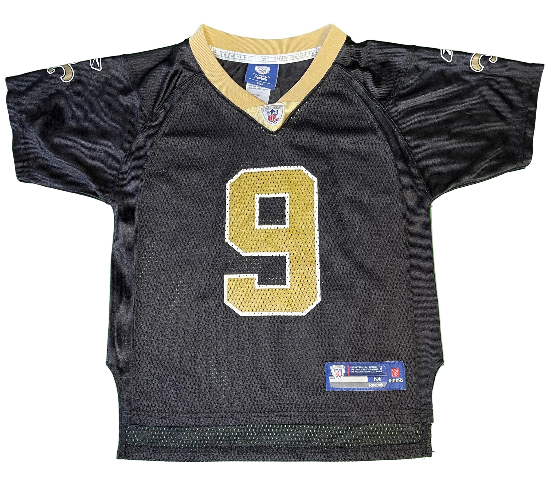 NFL New Orleans Saints Drew Brees #9 Reebok Jersey Youth X-Small/Small 5-6
