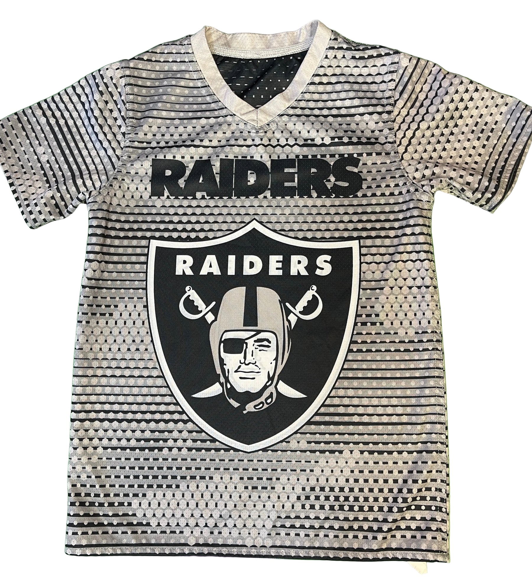 NFL Las Vegas Raiders Flag Football Jersey T-Shirt Youth Medium