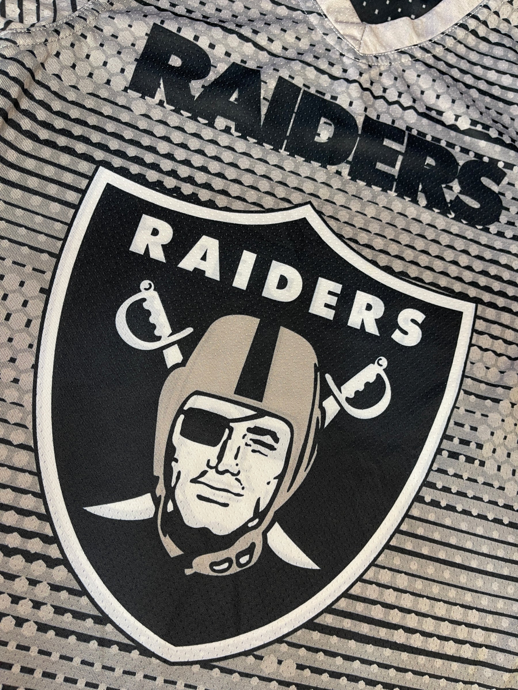 NFL Las Vegas Raiders Flag Football Jersey T-Shirt Youth Medium