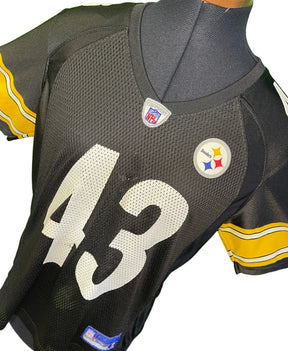 NFL Pittsburgh Steelers Troy Polamalu #43 Reebok Jersey Youth Medium 10-12