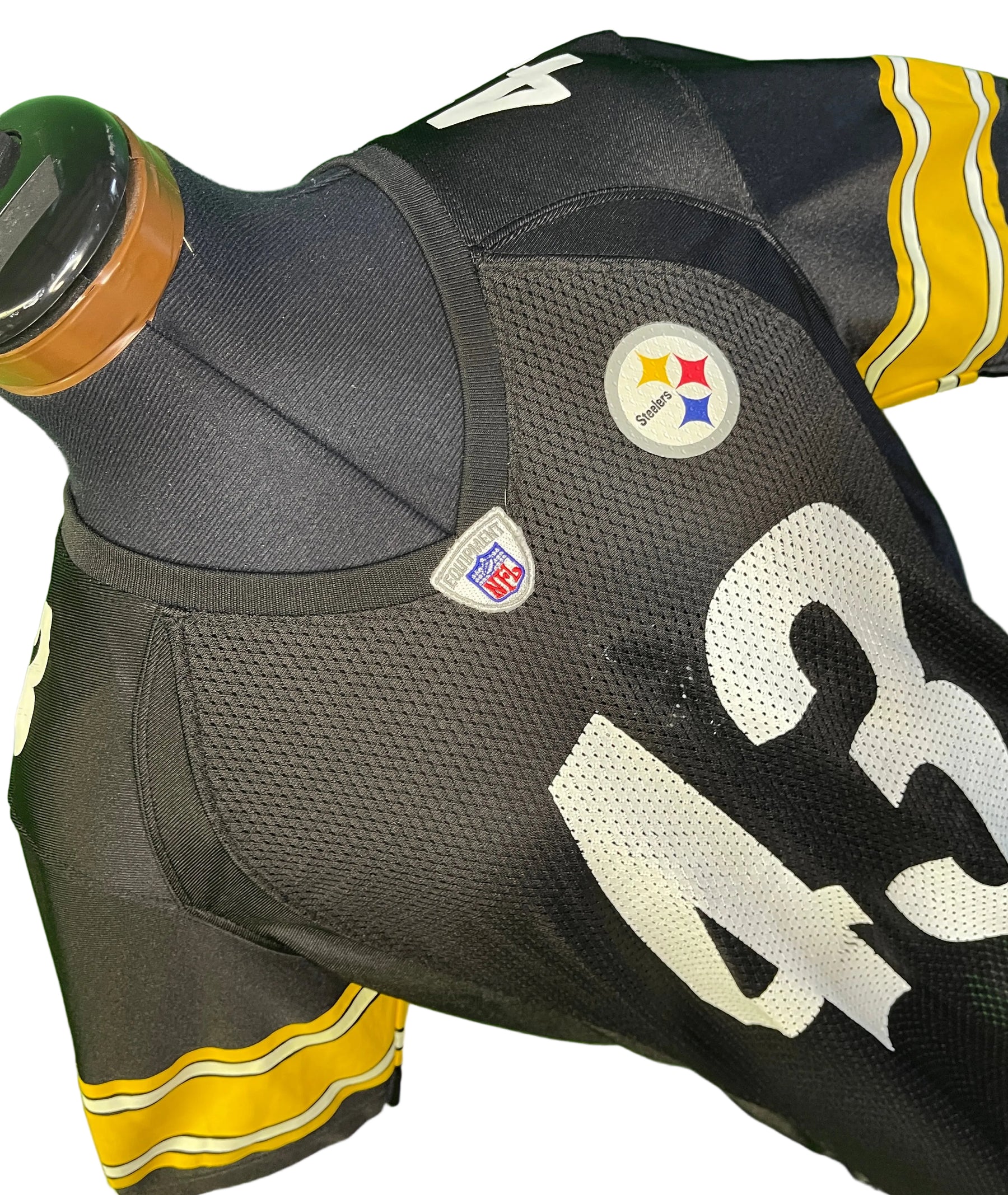 NFL Pittsburgh Steelers Troy Polamalu #43 Reebok Jersey Youth Medium 10-12
