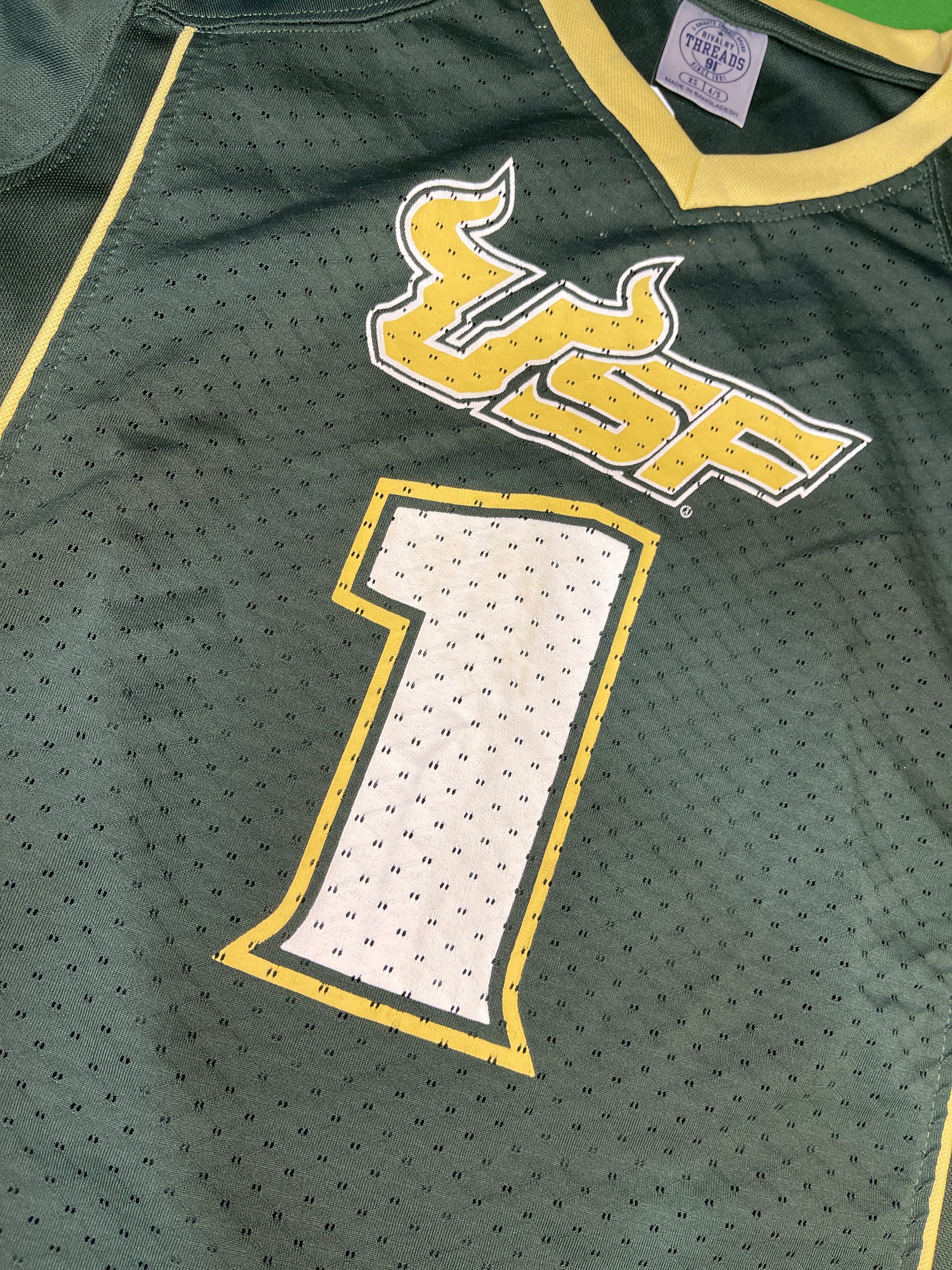 NCAA University of South Florida Bulls Jersey Men's X-Small