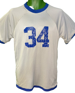 American Football Blue Flag Football Jersey Generic #34 Youth Large