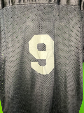 Football Cobblestones Black #9 Generic Jersey X-Large