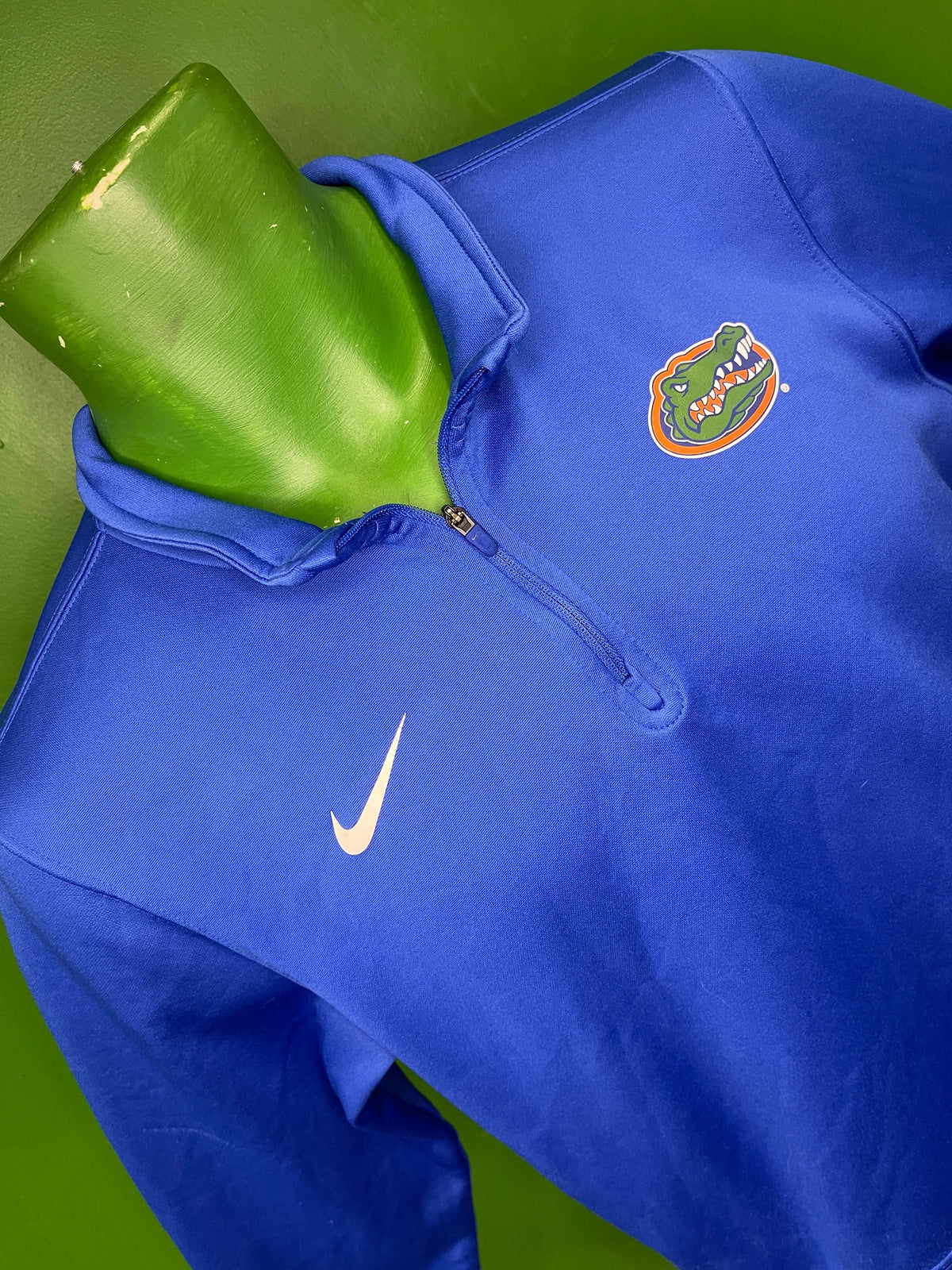 NCAA Florida Gators Dri-Fit Blue 1/4-Zip Pullover Youth Medium