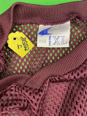 NFL NCAA American Football Jersey Burgundy Youth X-Large 16-20