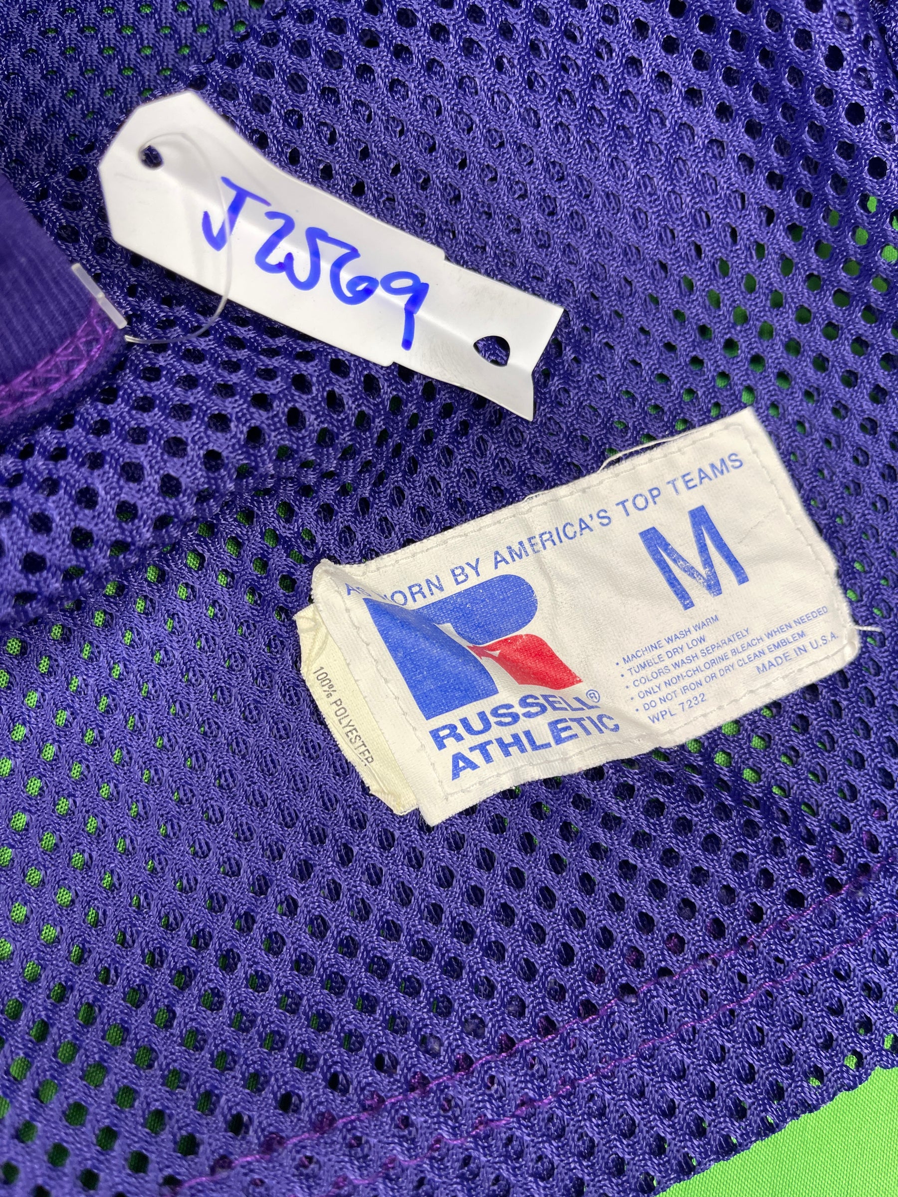 Football Russell Athletic Purple Generic Jersey Adult Medium