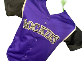 MLB Colorado Rockies Majestic Jersey Youth Large