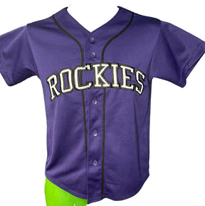 MLB Colorado Rockies Jersey Youth Medium