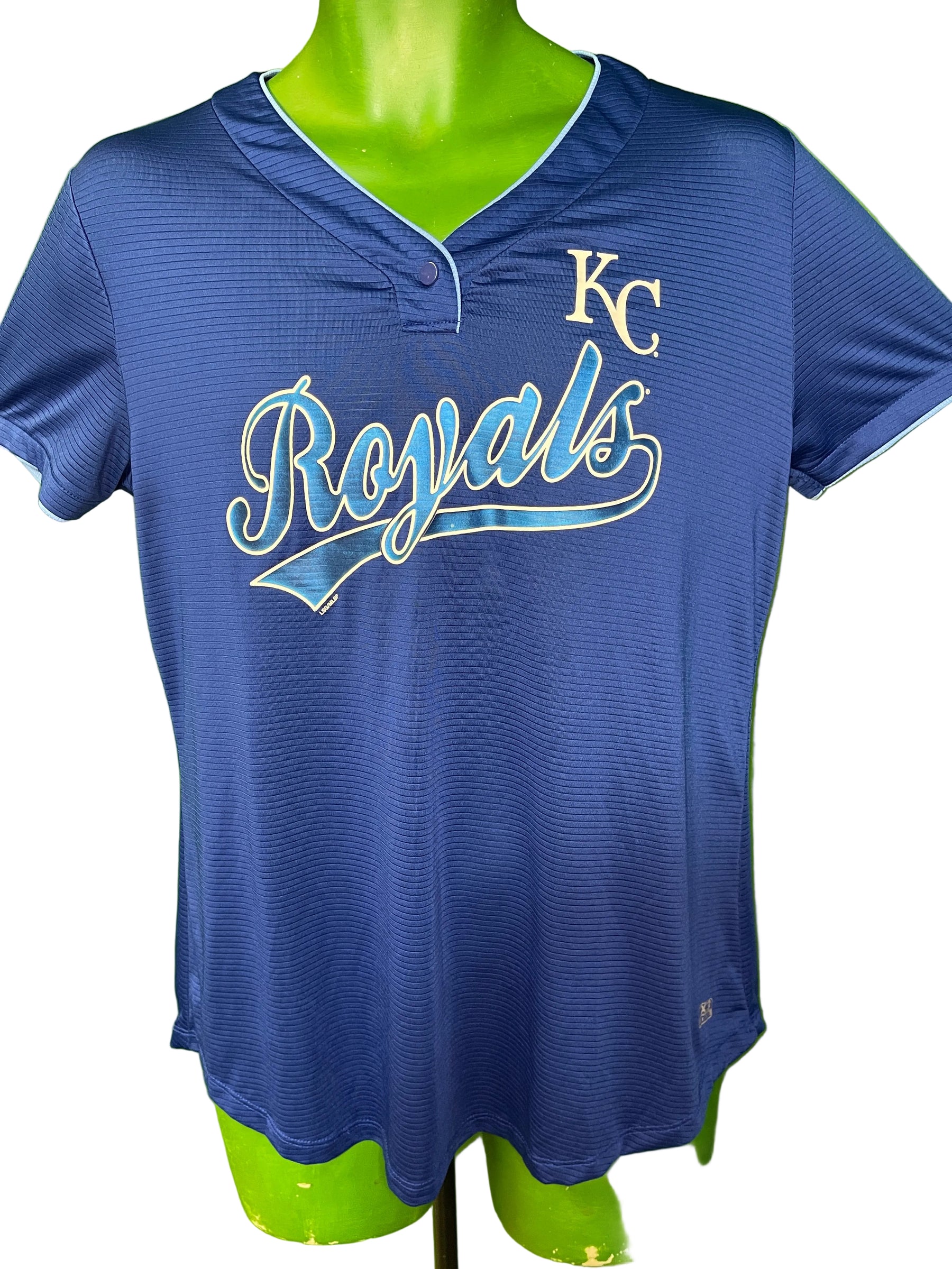 MLB Kansas City Royals TX3 Cool Pullover Baseball Jersey Women's Large