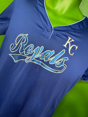 MLB Kansas City Royals TX3 Cool Pullover Baseball Jersey Women's Large